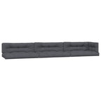 Vidaxl palletkussens 7 st stof antracietkleurig