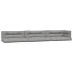 Vidaxl palletkussens 7 st stof grijs