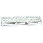 Vidaxl palletkussens 7 st bladpatroon stof