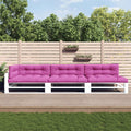 Vidaxl palletkussens 7 st stof roze
