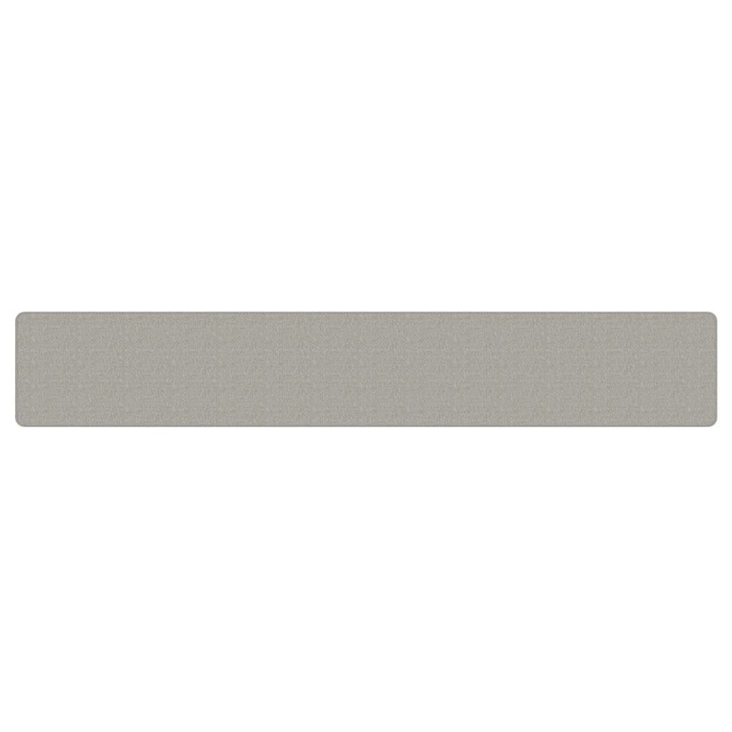 Vidaxl tapijtloper 50x300 cm sisal-look platina