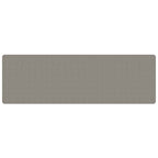 Vidaxl tapijtloper 80x250 cm sisal-look zilverkleurig