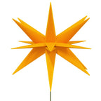 Vidaxl kerstlampen met grondpin en led's 3 st 57 cm geel