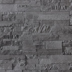 Vidaxl vliesbehang 3d steen-look 10x0,53 m zwart