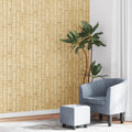 VidaXL Vliesbehang 3D houtnerven 10x0,53 m bruin