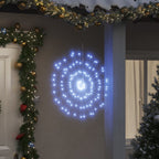 Vidaxl kerstverlichting vuurwerk 8 st 140 koudwitte led's 17 cm