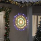 Vidaxl kerstverlichting vuurwerk 8 st 140 meerkleurige led's 17 cm