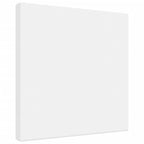 VidaXL Canvasdoeken 12 st stof en massief grenenhout wit