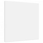Vidaxl canvasdoeken 12 st stof en massief grenenhout wit