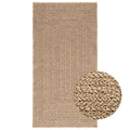 Vidaxl vloerkleed zizur binnen en buiten 80x150 cm jute look