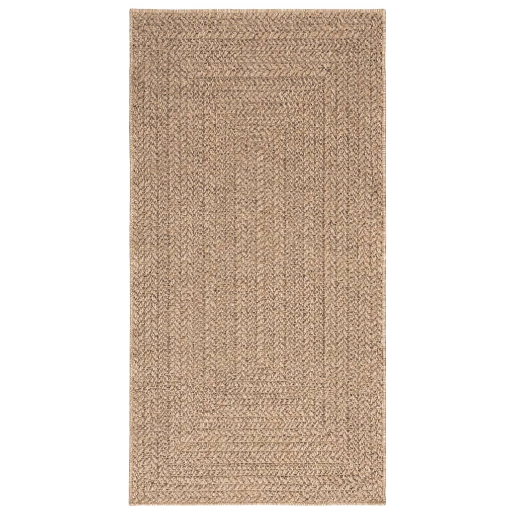 Vidaxl vloerkleed zizur binnen en buiten 80x150 cm jute look