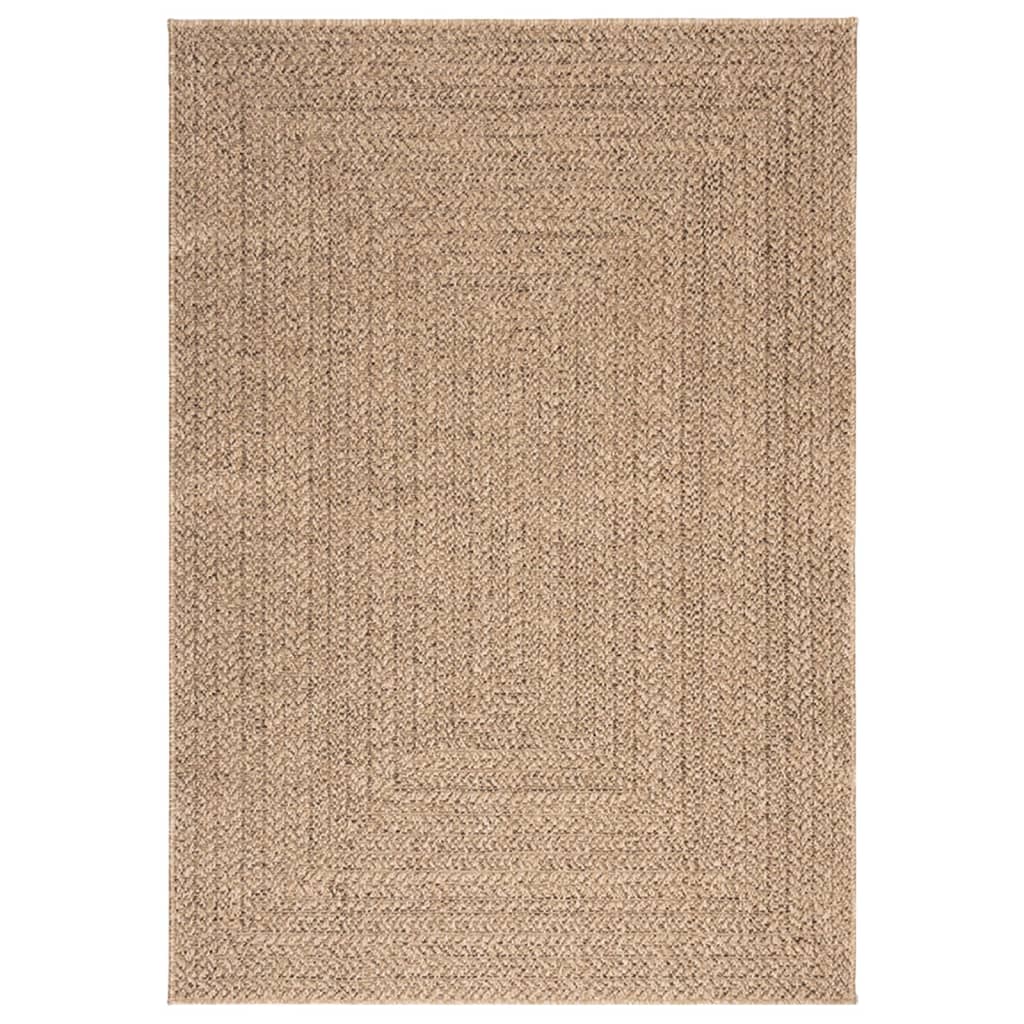 Vidaxl vloerkleed zizur binnen en buiten 120x170 cm jute look
