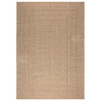 Vidaxl vloerkleed zizur binnen en buiten 160x230 cm jute look