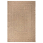 Vidaxl vloerkleed zizur binnen en buiten 200x290 cm jute look