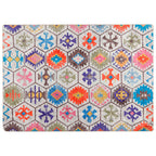 Vidaxl vloerkleed wasbaar 80x150 cm meerkleurig