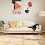 Vidaxl vloerkleed wasbaar 80x150 cm meerkleurig