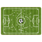 Vidaxl kindervloerkleed voetbalveld wasbaar antislip 160x230 cm groen