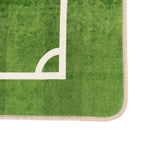 Vidaxl kindervloerkleed voetbalveld wasbaar antislip 160x230 cm groen