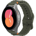 JustinCase - JustinCase activeflex strap voor samsung galaxy watch 20mm khaki