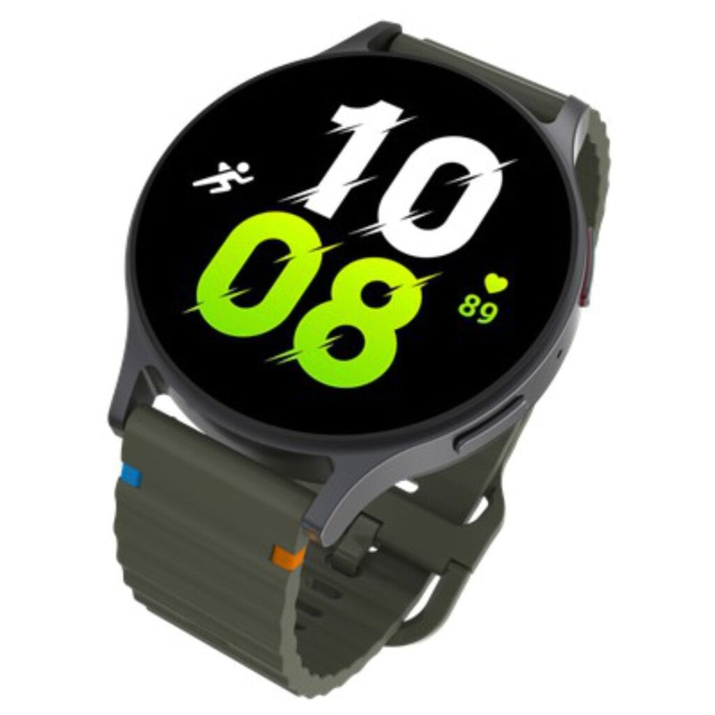 JustinCase - JustinCase activeflex strap voor samsung galaxy watch 20mm khaki