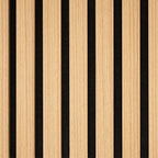 WallArt WallArt Akupanelen 4 st akoestisch natuurlijk eiken