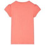 Vidaxl kindershirt 92 koraalkleurig