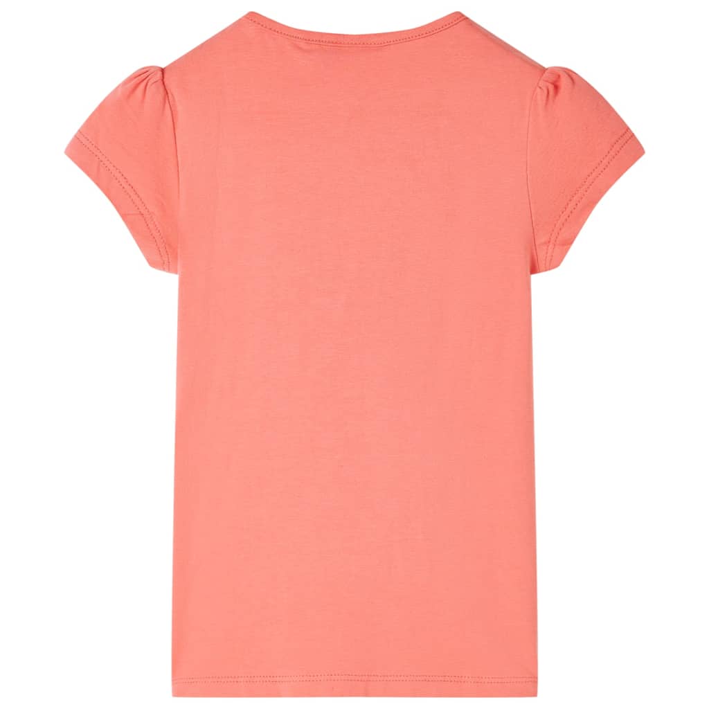 VidaXL Kindershirt 140 koraalkleurig