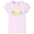VidaXL Kindershirt 92 lichtroze