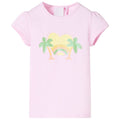 VidaXL Kindershirt 104 lichtroze