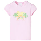 VidaXL Kindershirt 104 lichtroze