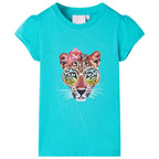 VidaXL Kindershirt 92 mintkleurig