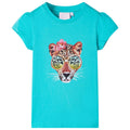 VidaXL Kindershirt 140 mintkleurig