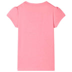 VidaXL Kindershirt 104 neonroze