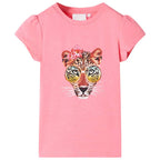 Vidaxl kindershirt 116 neonroze