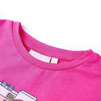 VidaXL Kindershirt 92 donkerroze