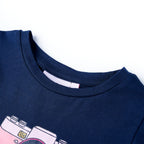 VidaXL Kindershirt 104 marineblauw
