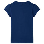 Vidaxl kindershirt 116 marineblauw