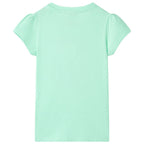 VidaXL Kindershirt 92 felgroen