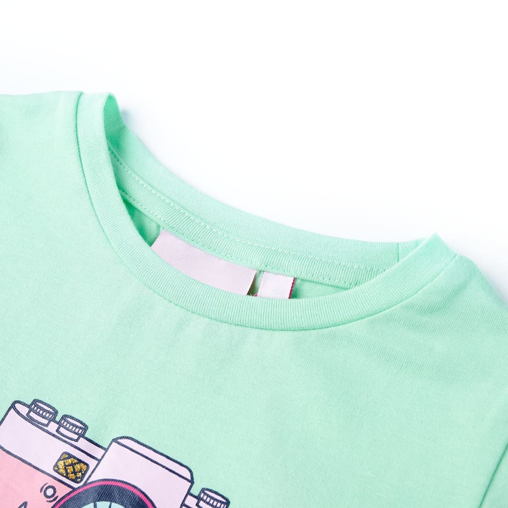 VidaXL Kindershirt 104 felgroen