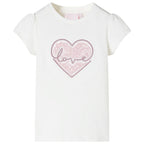 VidaXL Kindershirt 92 ecru