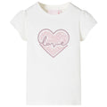 Vidaxl kindershirt 116 ecru