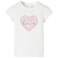 VidaXL Kindershirt 128 ecru