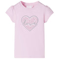 VidaXL Kindershirt 116 lichtroze