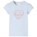 VidaXL Kindershirt 92 lichtblauw