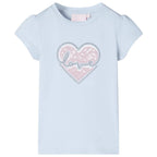 VidaXL Kindershirt 92 lichtblauw