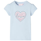 VidaXL Kindershirt 116 lichtblauw