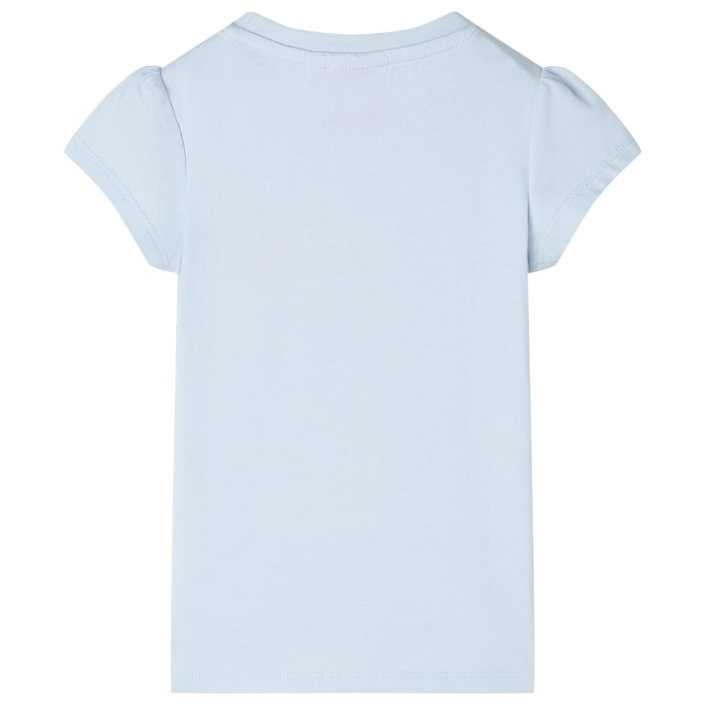 VidaXL Kindershirt 128 lichtblauw