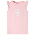 Vidaxl kindershirt met ruches aan de mouwen 116 lichtroze