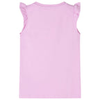 Vidaxl kindershirt met ruches aan de mouwen 140 lila