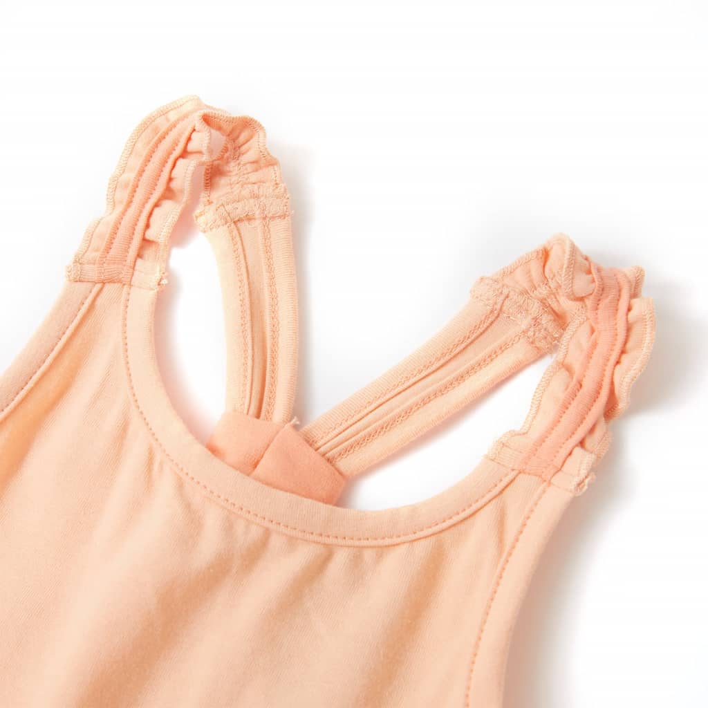Vidaxl kindertopje 128 lichtoranje